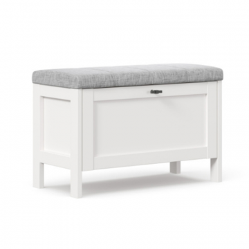 Бланко Тумба с пуфом (Белый)