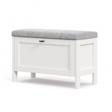Бланко Тумба с пуфом (Белый)