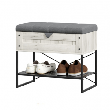 Сидней Банкетка 600 (Дуб Крафт белый/Серый)