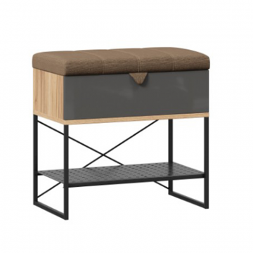 Фиджи Банкетка 600 (Дуб Золотой/Антрацит)