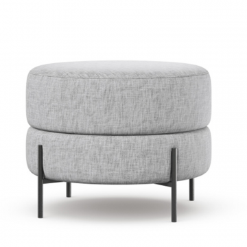 Бланко Пуф (Светло-серый, ткань EVVA DJT 1039/06)