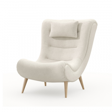 Кресло Слайм (Светло-серый, ткань Beatto Plan-1 1070)