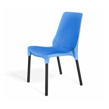 Стул SHT-S75 Небесно-синий/черный муар