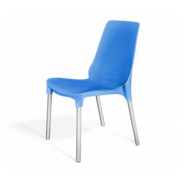 Стул SHT-S75 Небесно-синий/хром лак