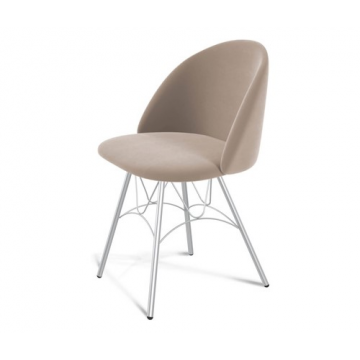 Стул SHT-ST35/S100 Латте/хром лак