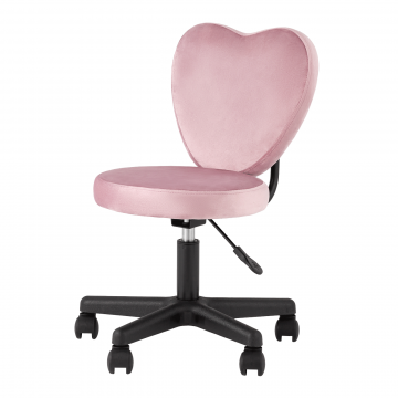 Aosom pink heart store shaped chair