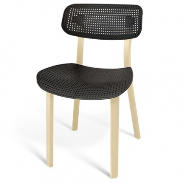 Стул SHT-S85 Черный/бежевый