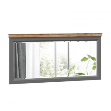 Амели Зеркало настенное 1646 (Оникс Серый/Дуб Вотан)