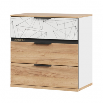 Урбан Комод (Дуб Золотой/Белый, исполнение 2)