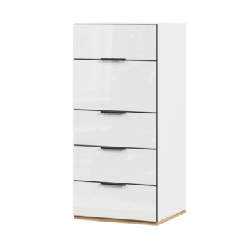 Шкаф комбинированный для кровати-чердака Урбан (Дуб Золотой/Белый)