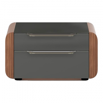 Прикроватная тумба BELLA орех/графит