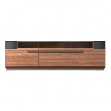 Тумба ТВ 3 NIZZA орех/графит