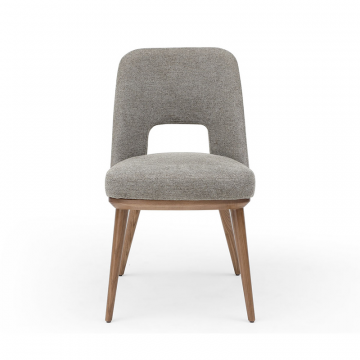 Стул Agata, серо-коричневый/орех