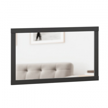 Техно Зеркало настенное 890*600 (Чёрный)