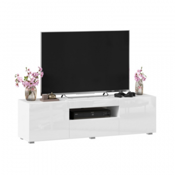 Бруклин Тумба под ТВ 1500 (Белый глянец) исполнение 1