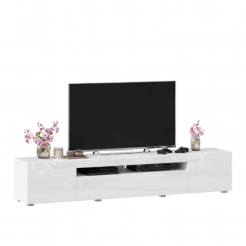 Бруклин Тумба под ТВ 2000 (Белый глянец), исполнение 1