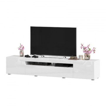 Бруклин Тумба под ТВ 2000 (Белый глянец), исполнение 1