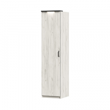 Техно Шкаф одностворчатый (Дуб Крафт белый)