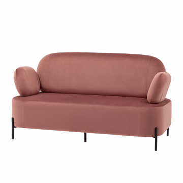 Диван Кэнди велюр пыльно-розовый