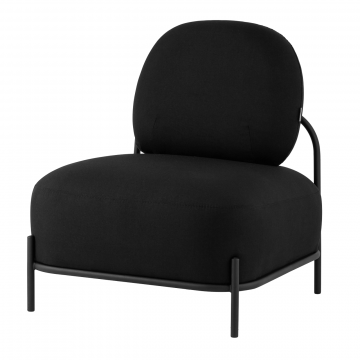 Кресло Стоун рогожка черный