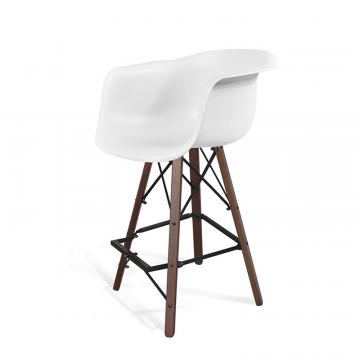Стул барный SHT-ST31/S80 белый с подлокотниками