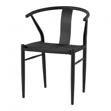 Стул обеденный Wishbone Style черный
