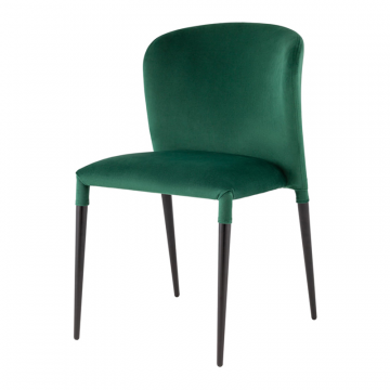 Стул Лори велюр зелёный
