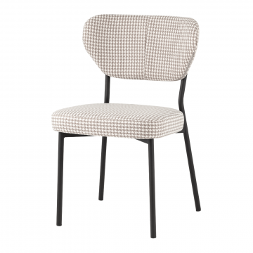 Стул Билл гусиная лапка бежевый