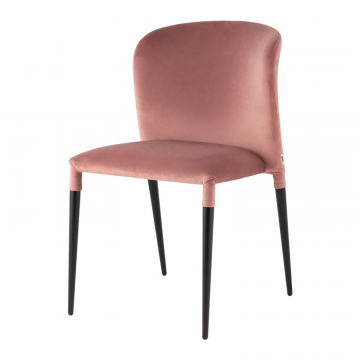 Стул Лори велюр пыльно-розовый