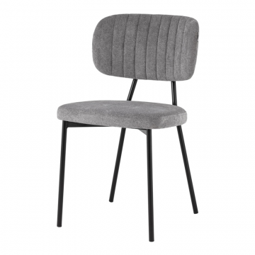 Стул Ханна велюр серый