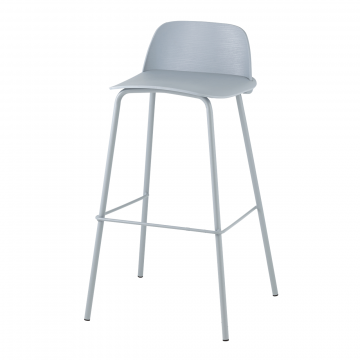 Стул барный Mist серо-голубой