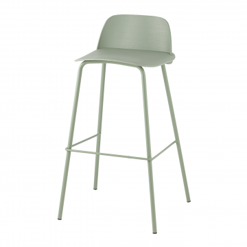 Стул барный Mist серо-зеленый
