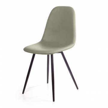 Стул TED, нанокожа Palermo 03, серый