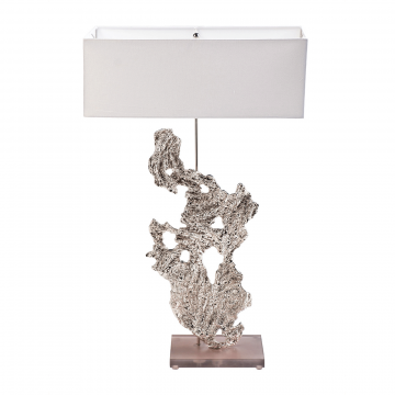 Лампа настольная плафон кремовый h.87см