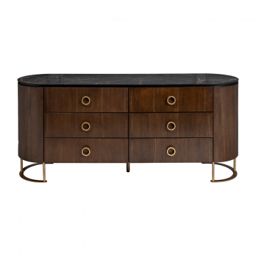 Комод коричневый 165*44,5*71см