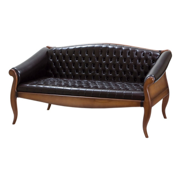 Диван Марсель Гранд Натуральная кожа Шоколад