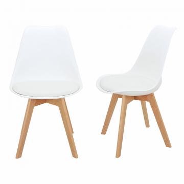 Комплект из 2-х стульев Eames Bon белый