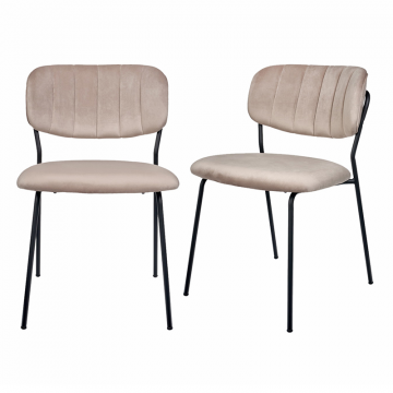 Комплект из 2-х стульев Carol латте