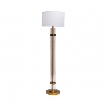 K2CPF-07234 Торшер со стеклянным основанием d46*h166см