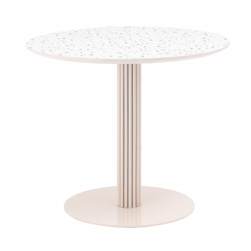 Стол обеденный Stem D90 терраццо