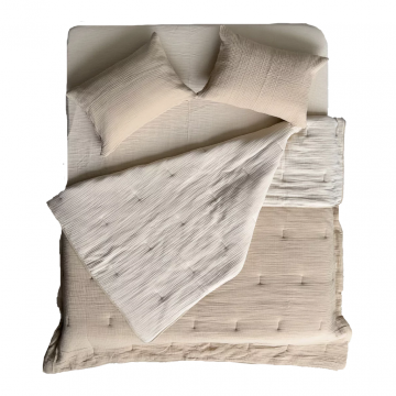 Муслиновое одеяло, цвет бежевый - 160х240 см