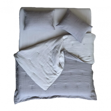 Муслиновое одеяло, цвет серый - 160х240 см