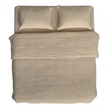 Набор наволочек из муслина, цвет песочный, 2 шт - 50х70 см