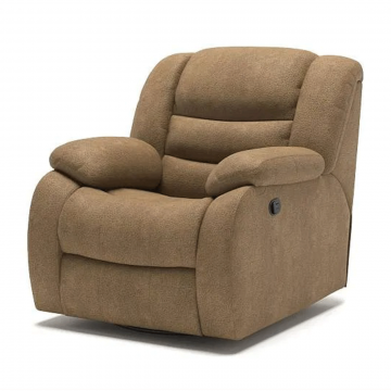 RIDBERG КРЕСЛО РЕКЛАЙНЕР ЗАМША КОРИЧНЕВЫЙ