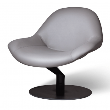 Лаунж кресло Zero Gravity с механизмом кручения, серый