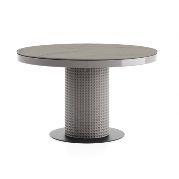 Стол круглый Клинкер-Ф К-25, D1270, Шпон, глянцевый