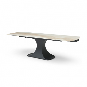 Стол раскладной Claudia 180-270, бежевая керамика