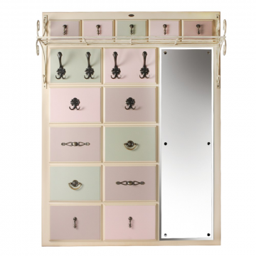 Вешалка настенная Пандора 4 Акварель