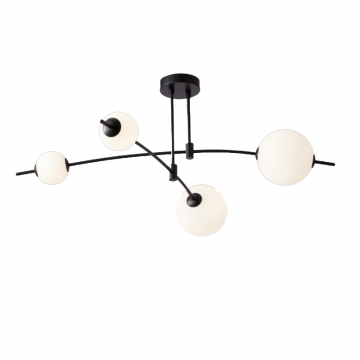 Светильник потолочный iLedex Epical 6827-4 BK+WH