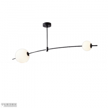 Светильник потолочный iLedex Epical 6827-2 BK+WH